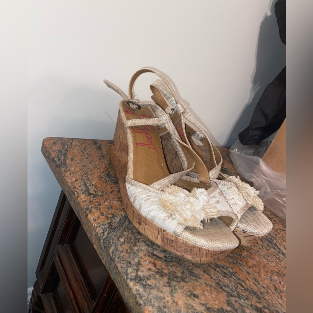 Wedges khaki